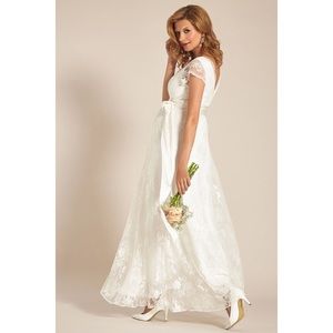 New Tiffany Rose Eden Maternity formal gown sz 4